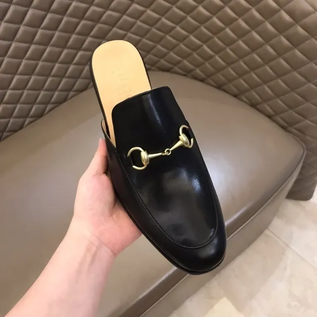 Gucci Horsebit 1955 Black Leather Horsebit Buckle Loafers 5