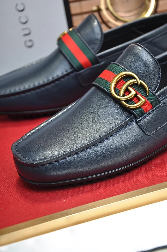 Gucci Horsebit 1955 Mocassim de Couro Preto com Tira de Tecido 3