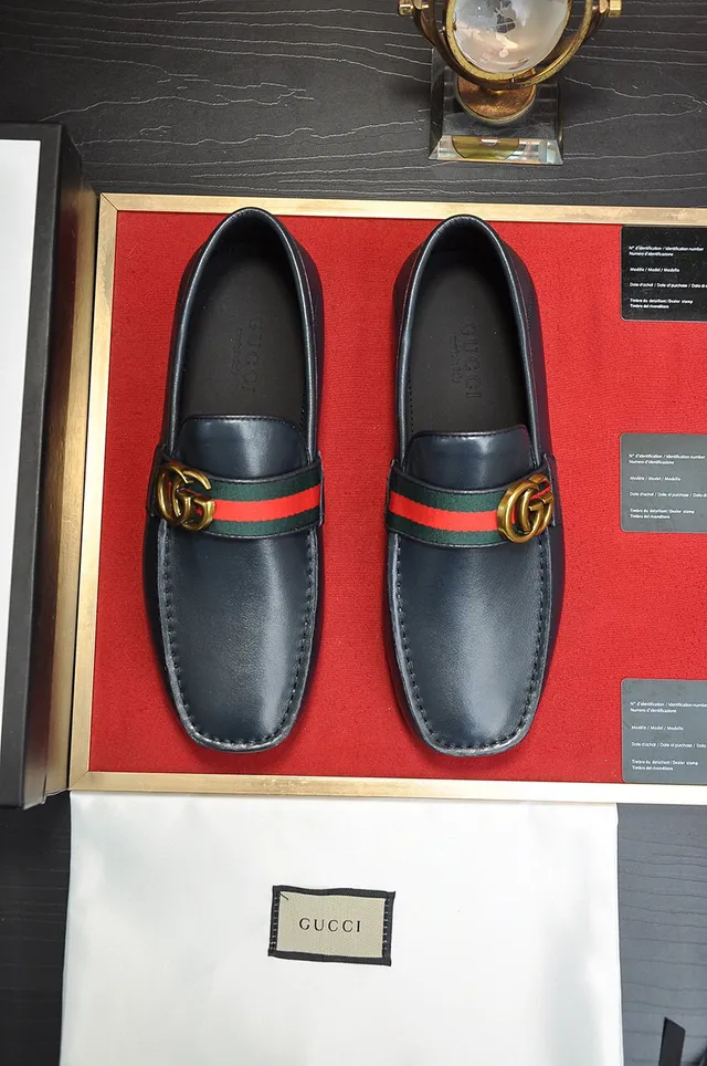 Gucci Horsebit 1955 Mocassim de Couro Preto com Tira de Tecido 8