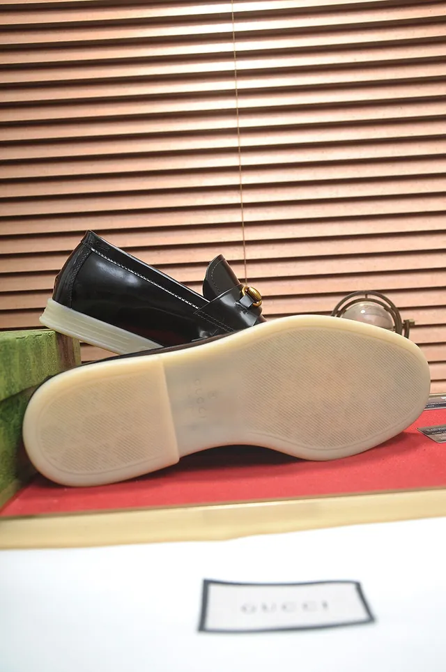 Gucci Horsebit 1955 Black Patent Leather Loafers 5