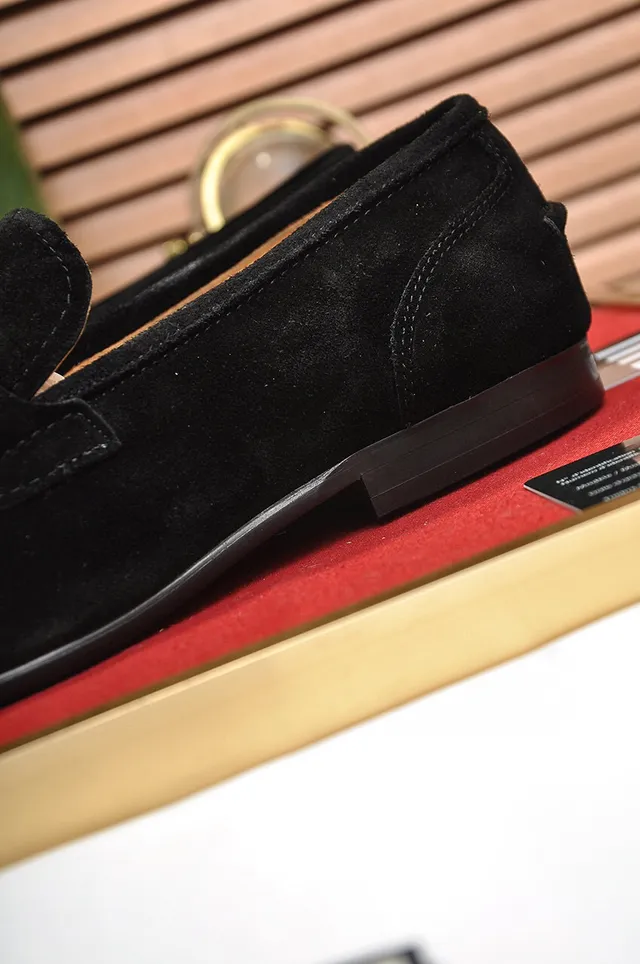 Gucci Horsebit 1955 Black Suede Loafers 2