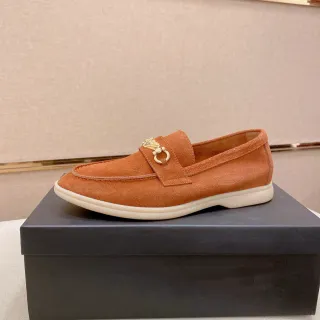 Gucci Horsebit 1955 বাদামি বেইজ স্যুয়েড উপরের বাকল লোফার