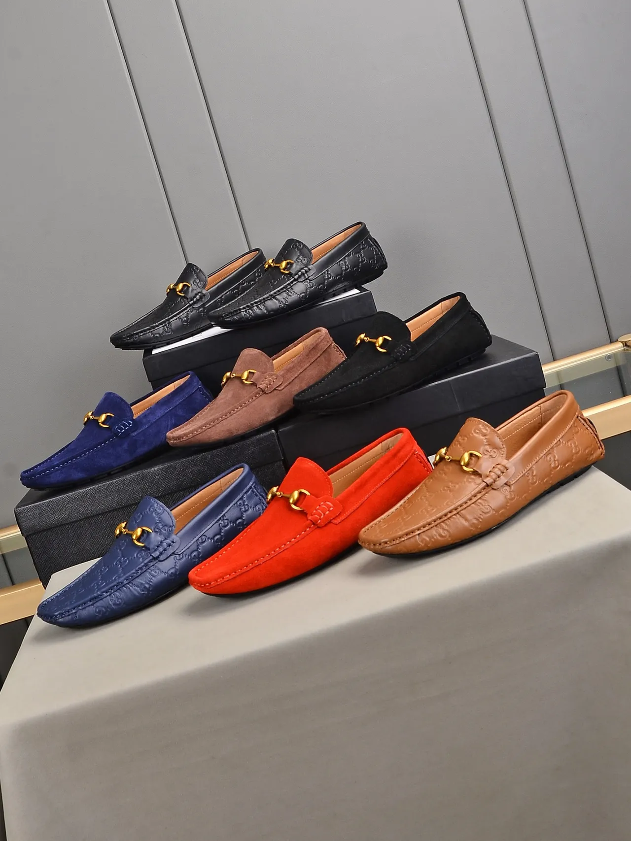 Gucci Horsebit 1955 Brown Suede Loafer 2