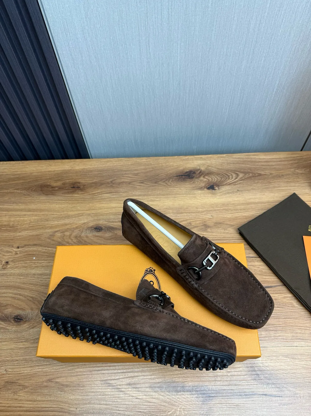 Gucci Horsebit 1955 Mocassim Marrom de Camurça 5