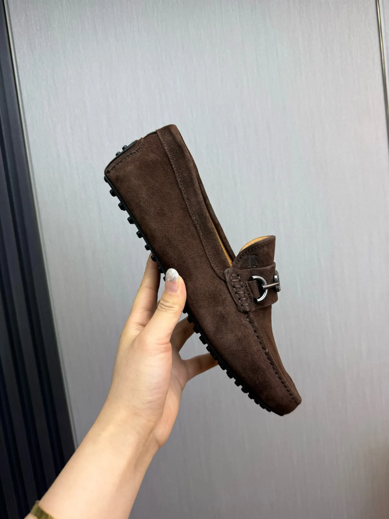 Gucci Horsebit 1955 Mocassim Marrom de Camurça 6