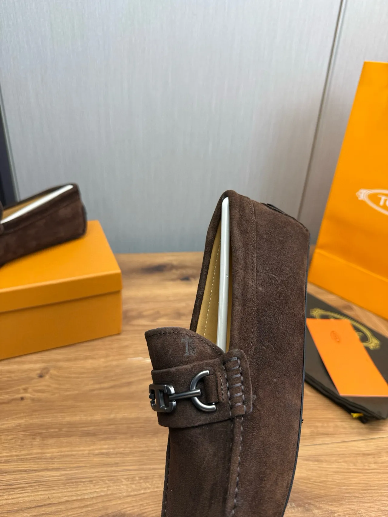 Gucci Horsebit 1955 Mocassim Marrom de Camurça 7