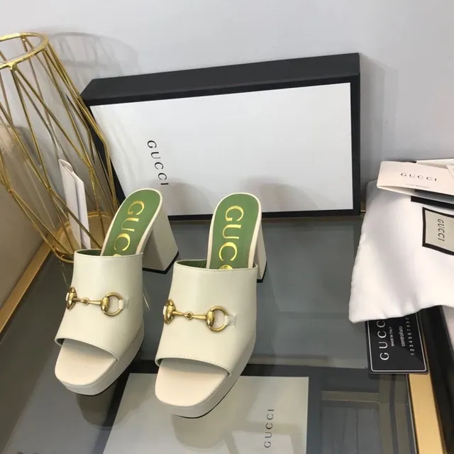 Gucci Horsebit 1955 सादा चामडार Horsebit मुल स्लिपार 4