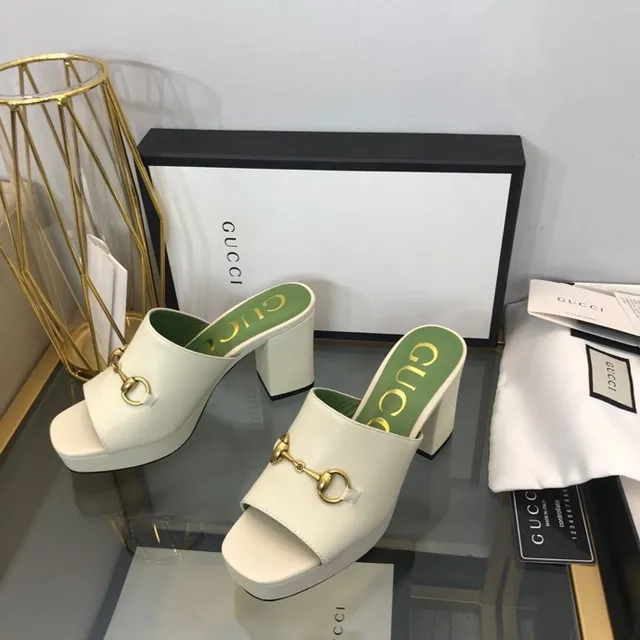 Gucci Horsebit 1955 सादा चामडार Horsebit मुल स्लिपार 5