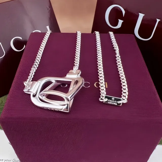 Gucci হর্সবিট স্টিরাপ সিলভার-টোন চেইন ব্রেসলেট 6