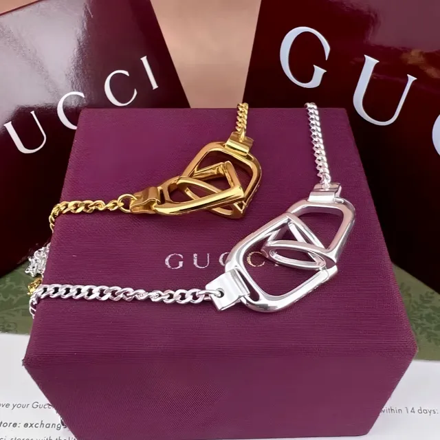 Gucci হর্সবিট স্টিরাপ সিলভার-টোন চেইন ব্রেসলেট 8