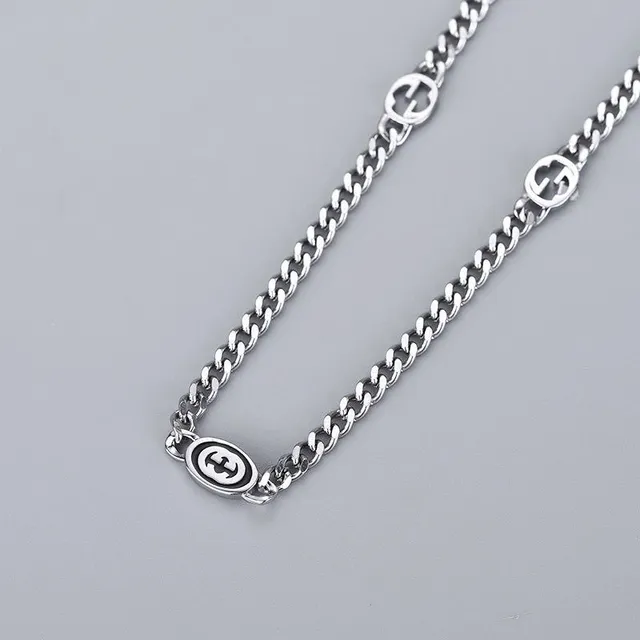 Gucci Interlocking G Logo Curb Chain Necklace 5