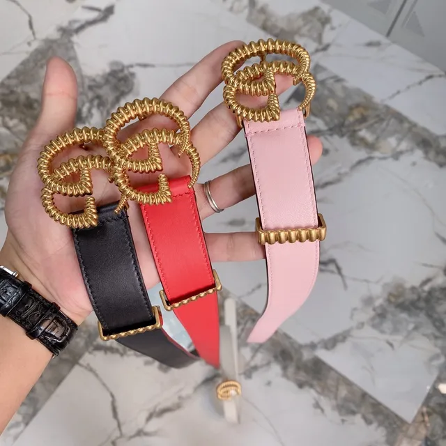 Gucci Ceinture en cuir rouge à boucle Interlocking G en corde 3