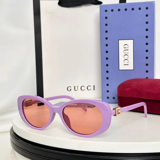 Gucci ओवल एसिटेट मिंट ग्रीन सनग्लासेस 8