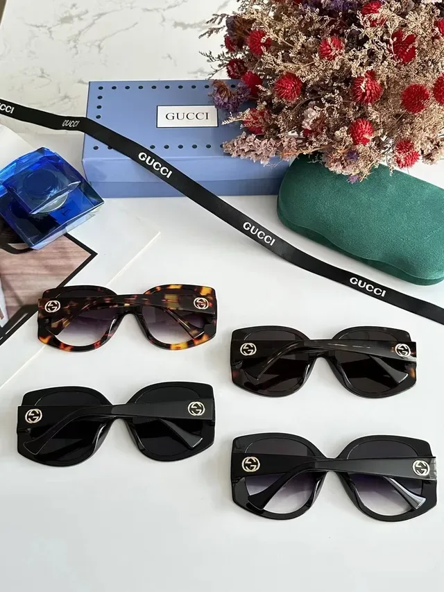 Gucci gafas de sol oversize cuadradas de acetato con gradiente 5
