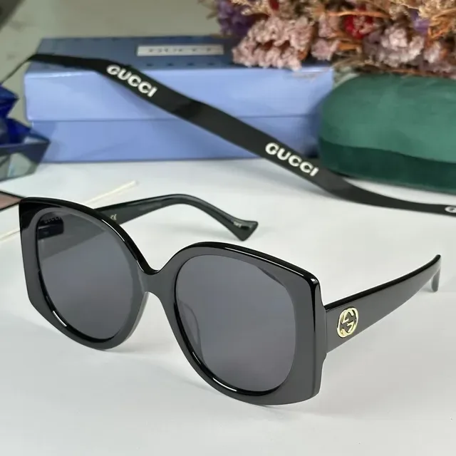 Gucci gafas de sol oversize cuadradas de acetato con gradiente 7
