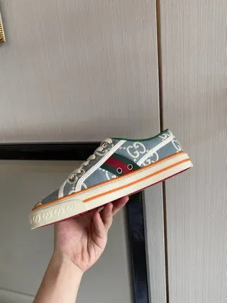 Gucci Screener GG Monogram Mesh Baskets Lifestyle à Encolure Basse 2