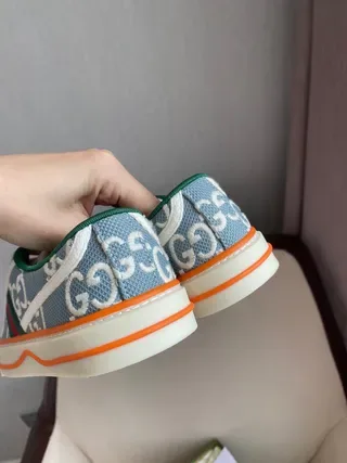 Gucci Screener GG Monogram Mesh Baskets Lifestyle à Encolure Basse 6