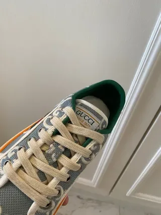 Gucci Screener GG Monogram Mesh Baskets Lifestyle à Encolure Basse 7