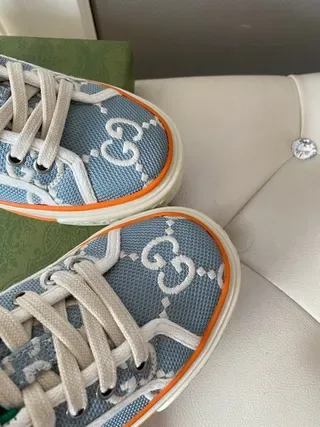 Gucci Screener GG Monogram Mesh Baskets Lifestyle à Encolure Basse 9