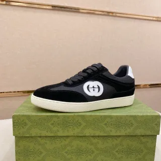Gucci Tennis 1977 Zapatillas Lifestyle Negro y Blanco
