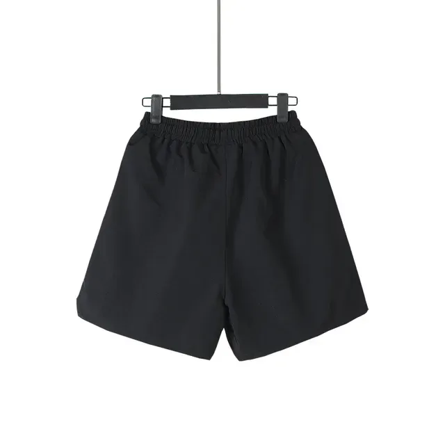 Hellstar Black White Elastic Waistband Drawstring Closure Shorts 4