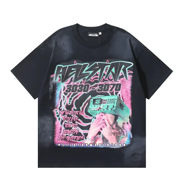 Hellstar Double-Sided Graphic Tour Print Oversized T-Shirt 2