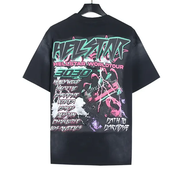 Hellstar Double-Sided Graphic Tour Print Oversized T-Shirt 6