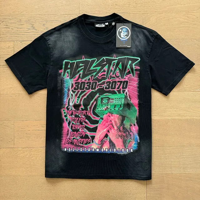 Hellstar Double-Sided Graphic Tour Print Oversized T-Shirt 8
