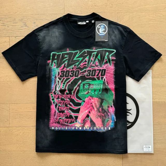 Hellstar Double-Sided Graphic Tour Print Oversized T-Shirt 9