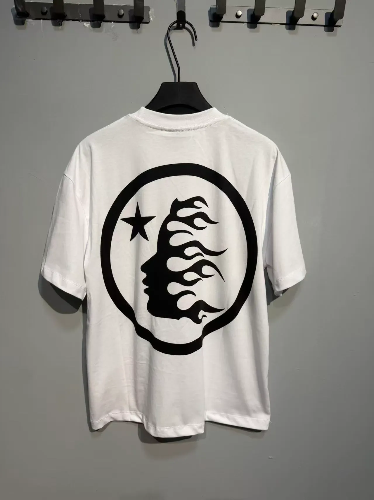 Hellstar Flame Logo Graphic Oversized T-Shirt 3
