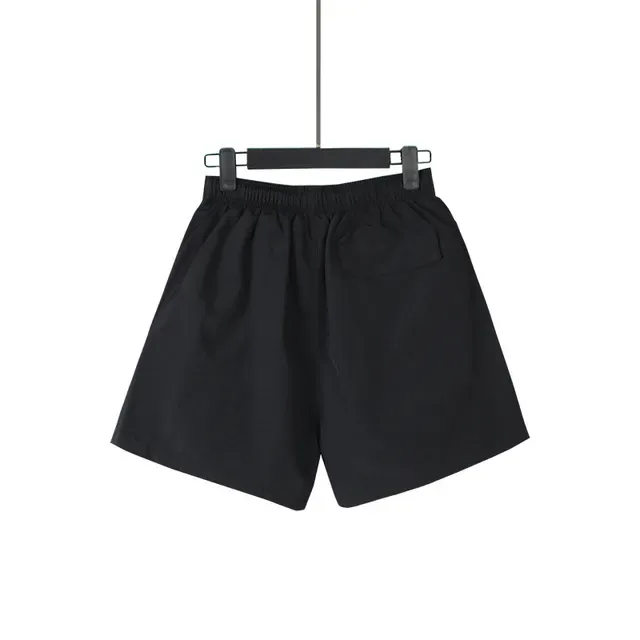 Hellstar Graphic Print Black Gold Shorts 4