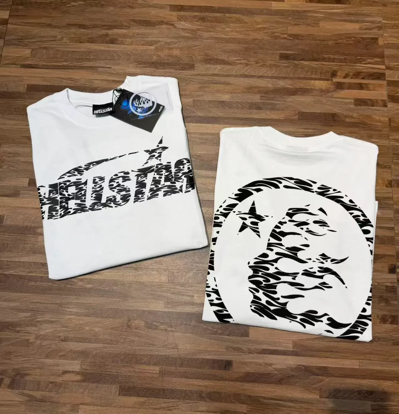 Hellstar 图案印花圆领T恤 7
