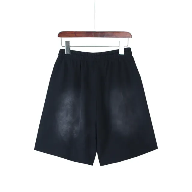Shorts Hellstar Navy com impressão gráfica 6