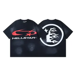 Hellstar Graphic Print Oversized Black T-Shirt