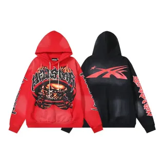 Hellstar Graphic Print Oversized Hoodie