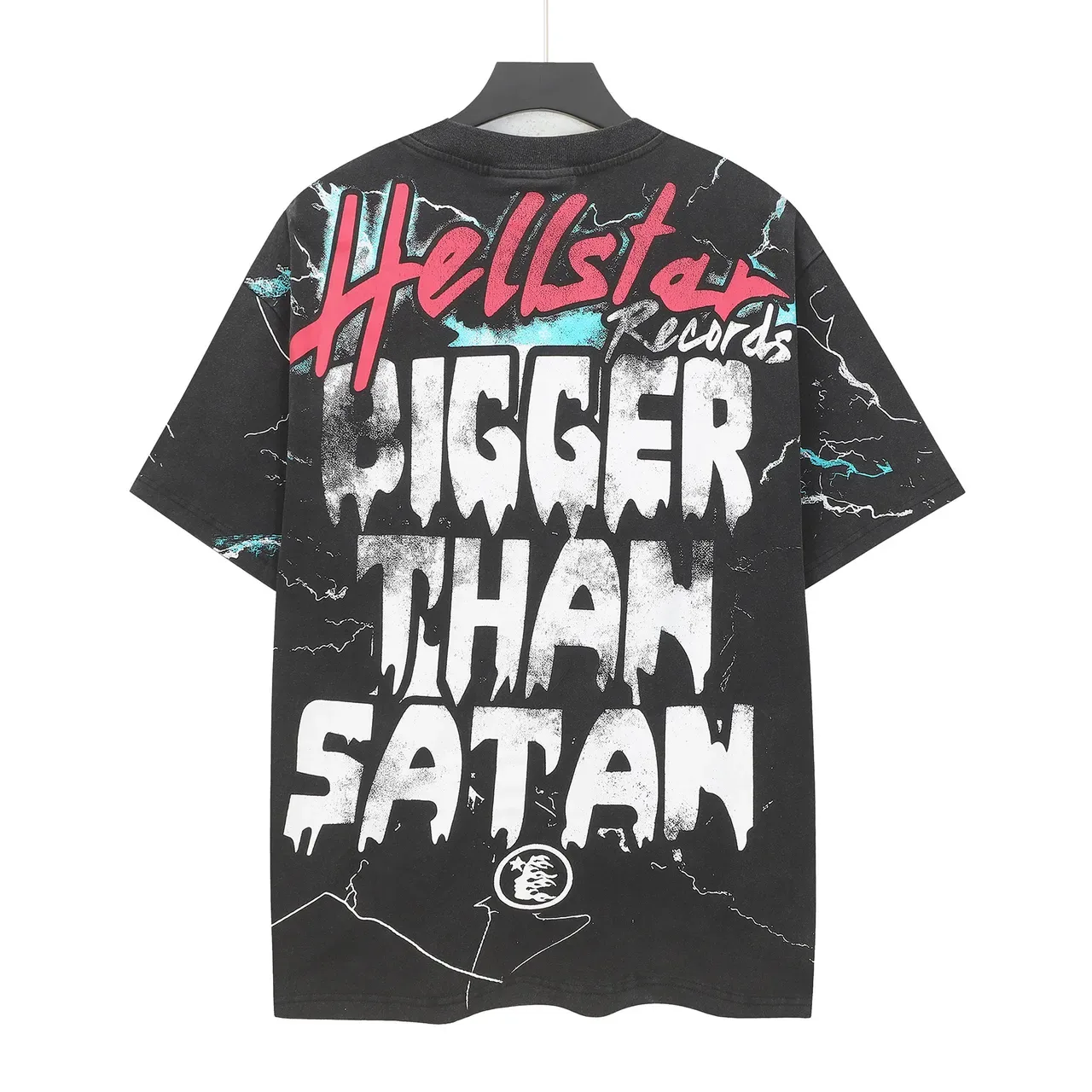 Hellstar Records Graphic Skull Lightning T-Shirt 3