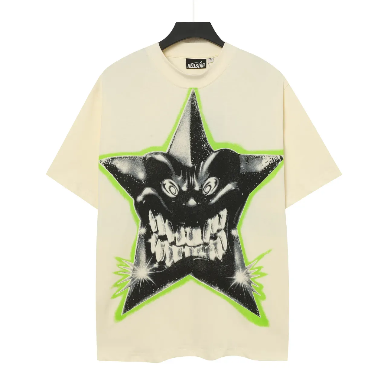 Hellstar Star Monster ग्राफिक प्रिंट ओवरसाइज़्ड टी-शर्ट 7