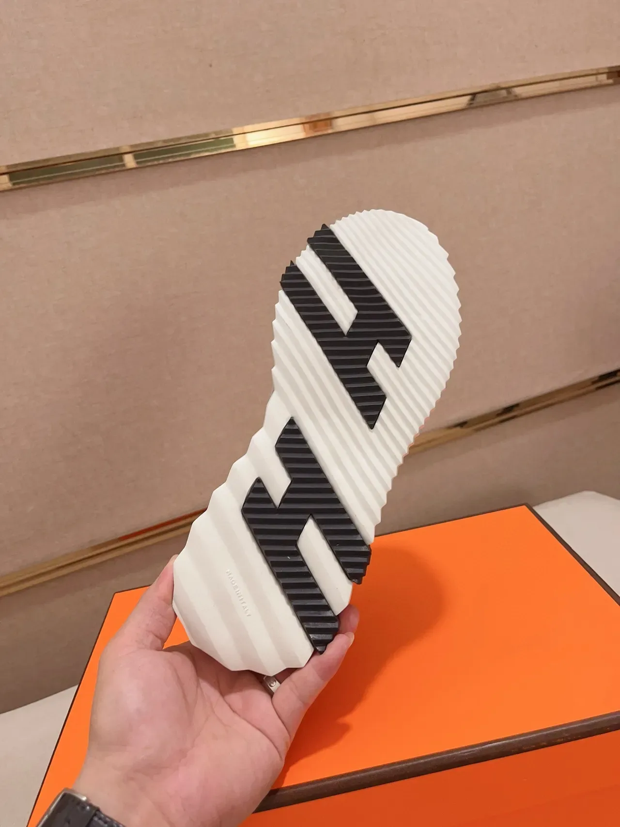 Hermès H-Heel Color-Block Lifestyle Sneakers 2