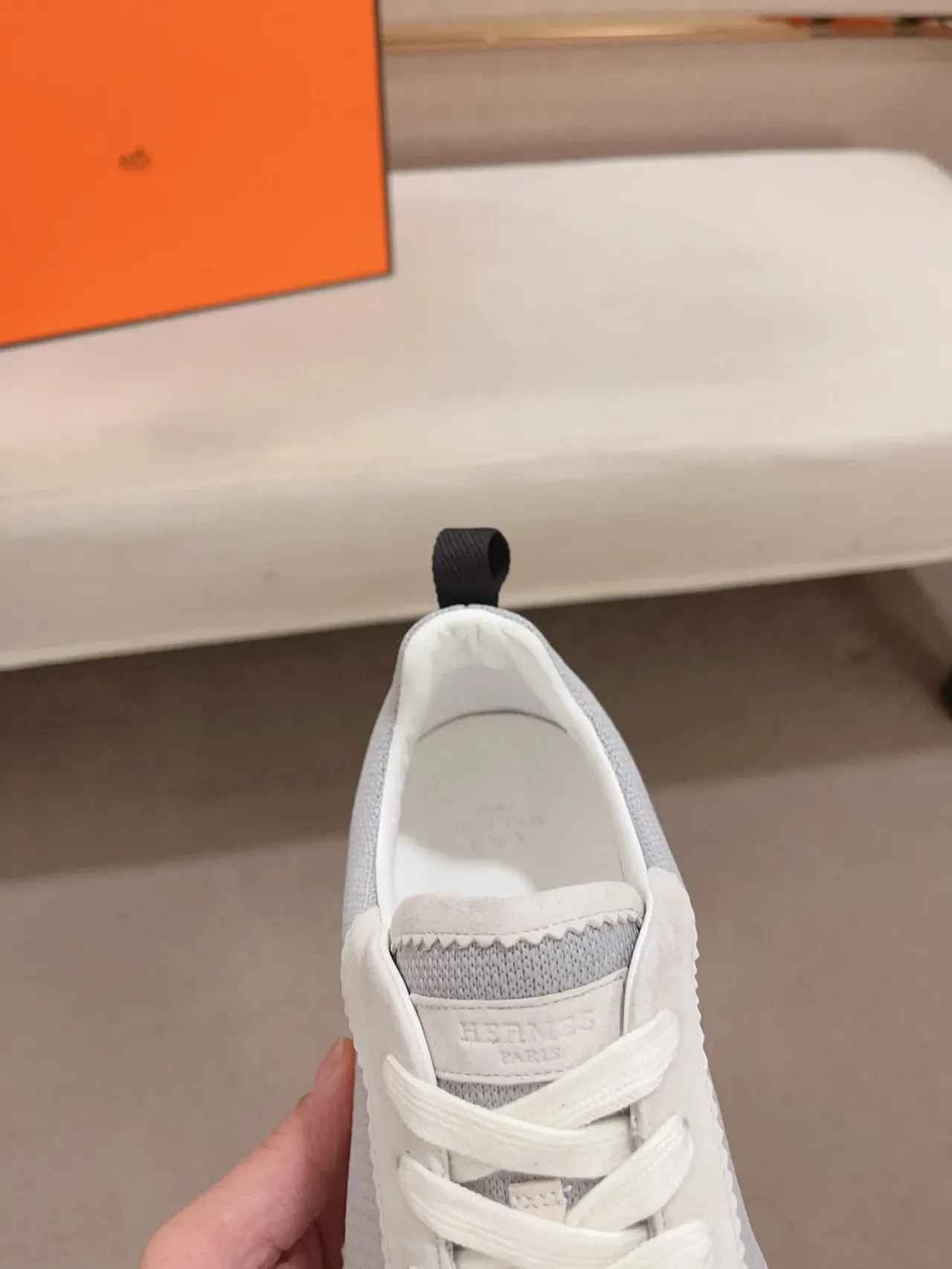Hermès H-Heel Color-Block Lifestyle Sneakers 4