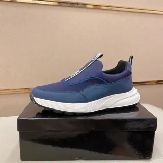 Hugo Boss Slip-On Sneaker Navy Blue White Midsole Lifestyle Sneaker