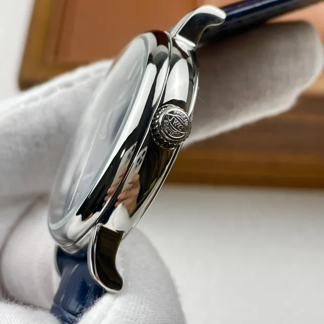 IWC Portugieser Relógio mecânico de esfera azul automático 7