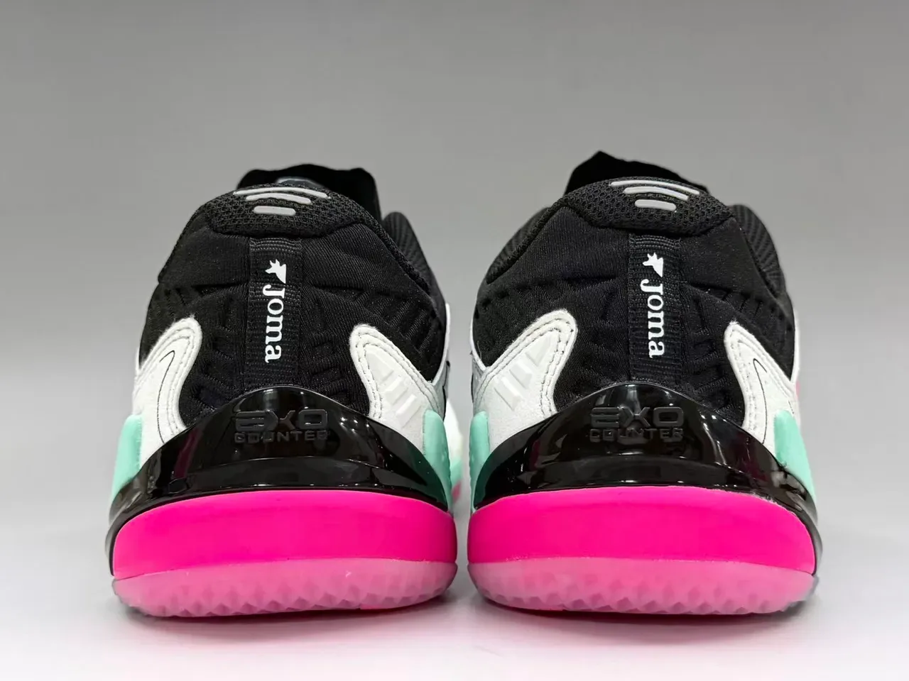 Joma TOP-FLEX White Black Mint Pink sneakers lifestyle 6