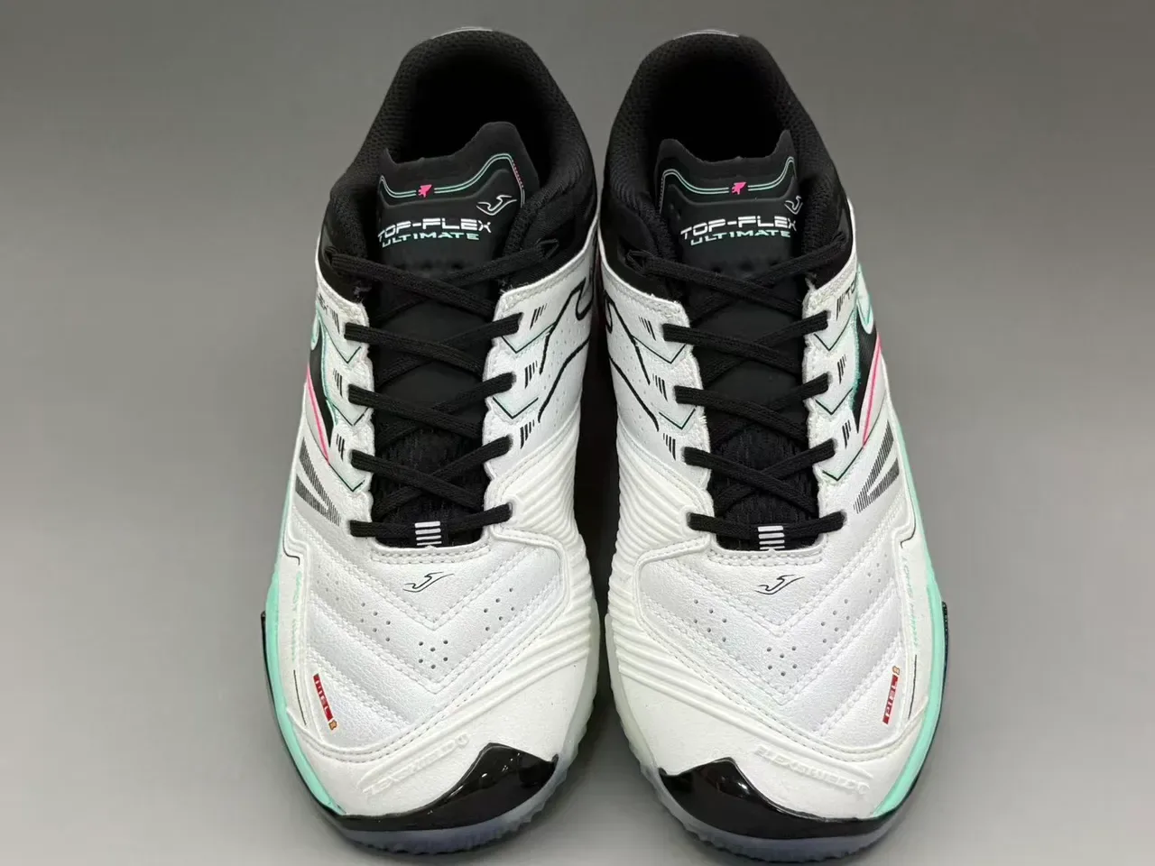 Joma TOP-FLEX White Black Mint Pink sneakers lifestyle 9