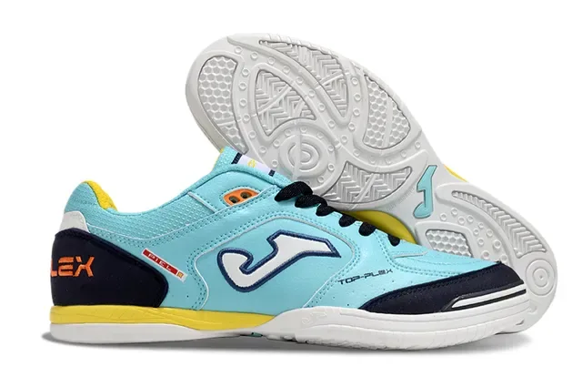 Joma Top-Plex White Blue Synthetic Upper Sneakers 24
