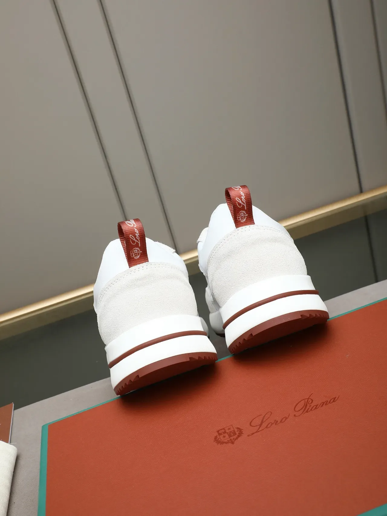 Loro Piana White and Beige Lifestyle Sneaker 3