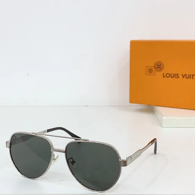 Louis Vuitton Lunettes de Soleil Style Aviateur Lentille Dégradée Dorée 4