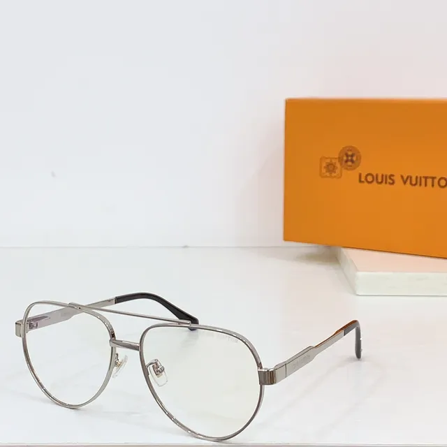 Louis Vuitton Lunettes de Soleil Style Aviateur Lentille Dégradée Dorée 8