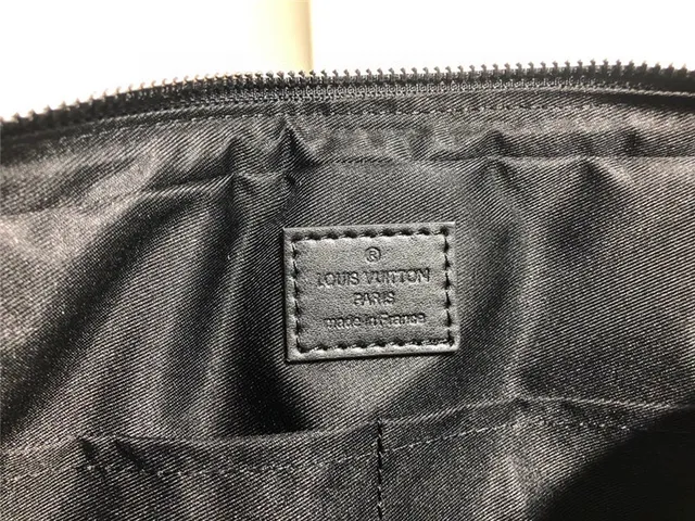 路易威登 黑色 灰色 Damier Graphite Monogram 帆布 矩形 结构化 轮廓 信使包 2