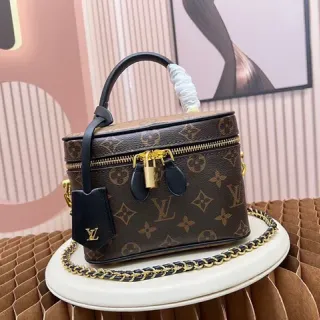 路易威登 Boîte Chapeau 棕色 Monogram 帆布手提袋