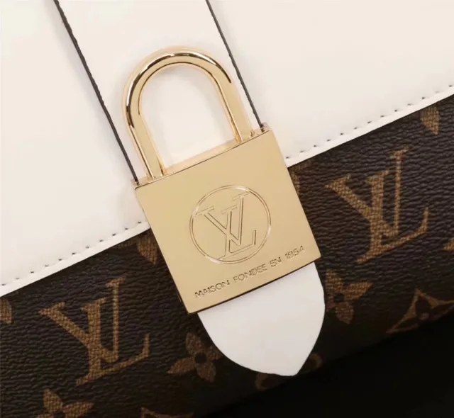 Louis Vuitton भूरा गुलाबी संरचित टॉप हैंडल मोनोग्राम कैनवास टोट बैग 5